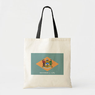 Tote Bag Delaware Le Drapeau D'État Diamond US