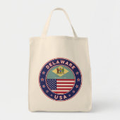 Tote Bag Delaware, T-shirt Delaware, autocollant Delaware (Devant)