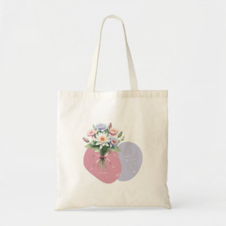 Tote Bag Délicat Larkspur Cancer Constellation Romantique