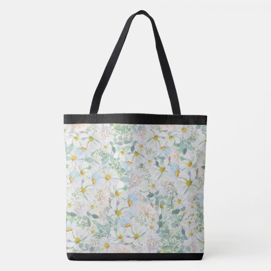 Tote Bag Délicat Pastel Aquarelle (Devant)