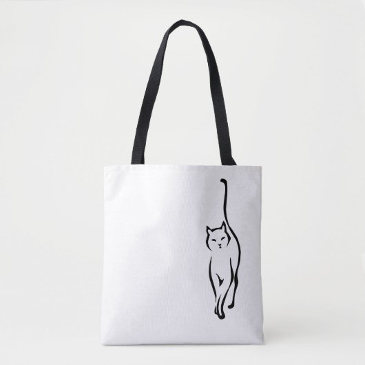 Tote Bag Délicate de chat (Devant)