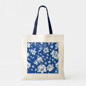 Tote Bag Delicate Winding Vines Coastal Elegance Art (Dos)
