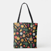 Tote Bag Delicious Food Fiesta | Vibrant Culinary (Dos)