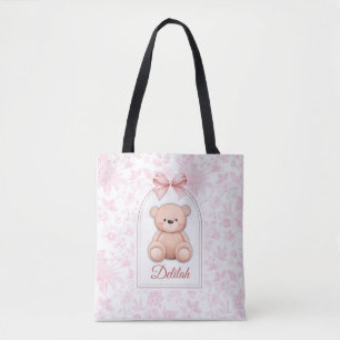 Tote Bag Delilah Conception personnalisée d'ours en peluc