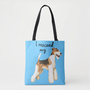 Tote Bag Délivrance de Fox Terrier de fil