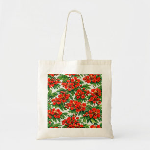Tote Bag Delonix royal Poinciana Fleur Botanique Rouge