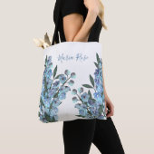 Tote Bag Delphinium bleu (De près)