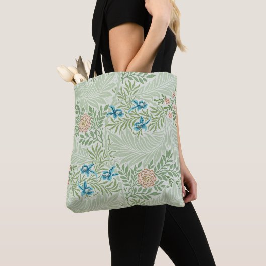 Tote Bag Delphinium William Morris (De près)