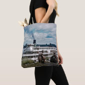 Tote Bag Delta Queen Steamboat Mississippi River Art (De près)