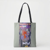 Tote Bag Demain's Way Aujourd'hui Retro Future Art (Devant)