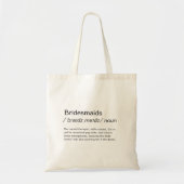 Tote Bag Demande originale aux demoiselles d'honneur pour ê (Devant)