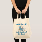 Tote Bag Demander à propos de My Twin Sons Tshirts et cadea (Devant (produit))