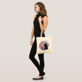 Tote Bag Demandez-moi à propos de mon Frenchie drôle de mam (Devant (modèle))