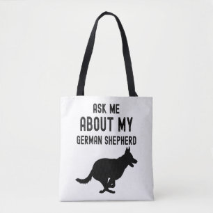 Tote Bag Demandez-Moi Mon Berger Allemand