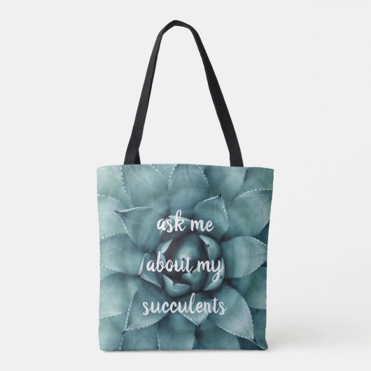 Tote Bag Demandez-Moi Mon Succulent (Dos)