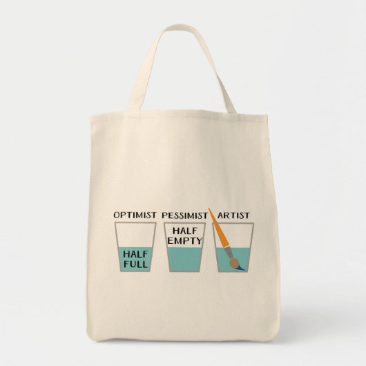Tote Bag Demi-artiste plein verre (Devant)