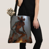 Tote Bag Demogorgon Creatures Around a Campfire (De près)