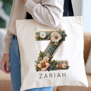 Tote Bag Demoiselle de Fleurs Demoiselle d'Honneur à Mono