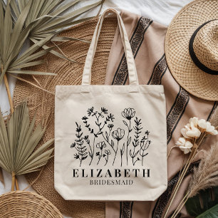 Tote Bag Demoiselle d'honneur Cortège de demoiselles d'ho