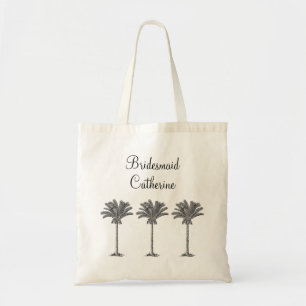 Tote Bag Demoiselle d'honneur faite sur commande de mariage