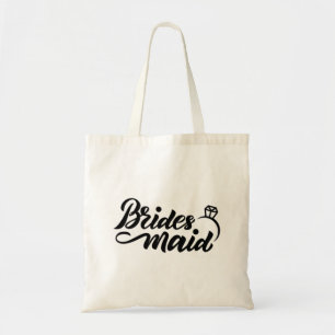 Tote Bag Demoiselle d'honneur fleuriste cadeau de mariage p
