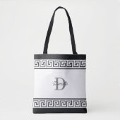 Tote Bag Demoiselle d'honneur Monogramme Nom Initiale Clé G (Devant)