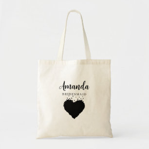 Tote Bag Demoiselle d'honneur simple et minimaliste