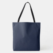 Tote Bag Denim uni couleur unie (Devant)