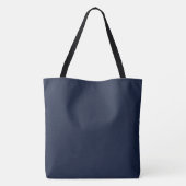 Tote Bag Denim uni couleur unie (Dos)