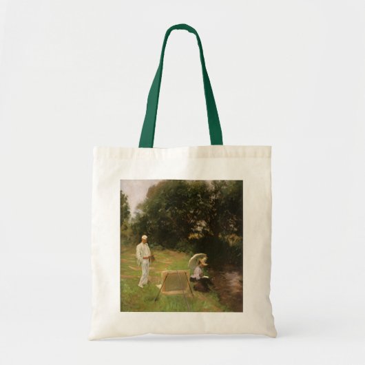 Tote Bag Dennis Miller Bunker peignant à Calcot par Sargent (Devant)