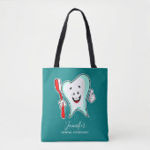 Tote Bag Dental Care Happy Tooth (Devant)