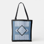 Tote Bag Dentelle en céramique bleu clair (Dos)