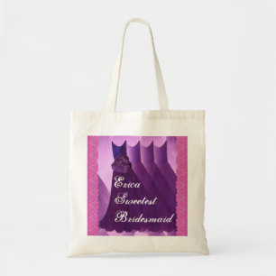 Tote Bag Dentelle et robes nommées faites sur commande V11