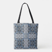 Tote Bag Dentelle romantique : Impression Abstraite brillan (Dos)