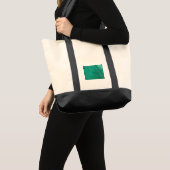 Tote Bag Dentelle turquoise (Devant (produit))