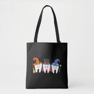 Tote Bag Dentiste Halloween dents Dentaire