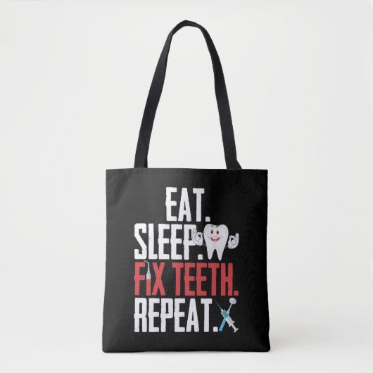 Tote Bag Dentistesse Dentiste Dentiste Humour Dentaire Assi (Devant)