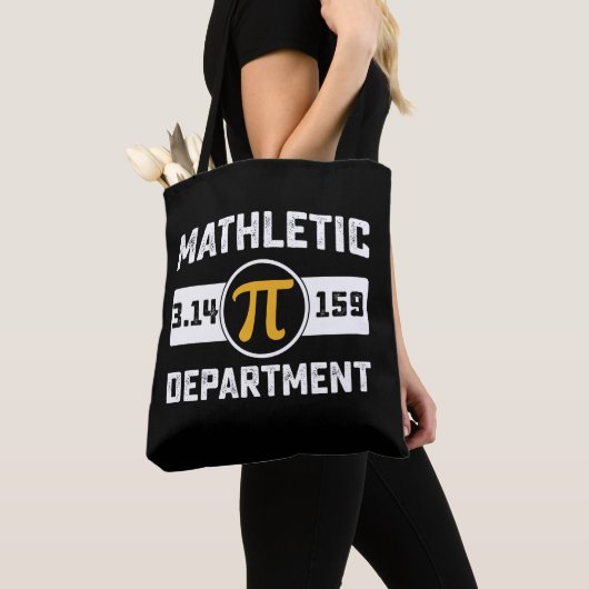 Tote Bag Département Mathlétique Pi Day Math Vintage (De près)