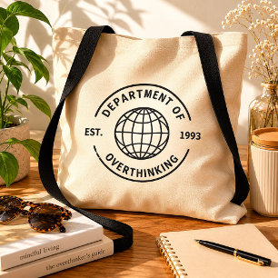 Tote Bag Département Rétro de la Rumination Cadeau Drôle