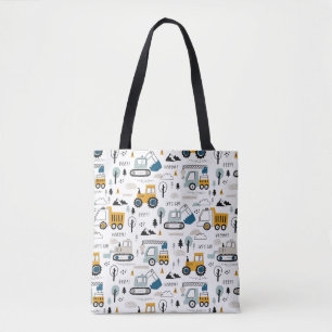 Tote Bag Déplaçons le Motif de véhicule