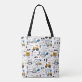Tote Bag Déplaçons le Motif de véhicule (Dos)
