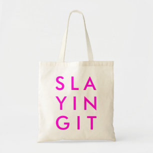 Tote Bag Déposer   Hot rose moderne Neon tendance