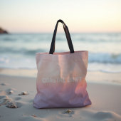 Tote Bag Dérive côtière - Pastel Sunset Gradient