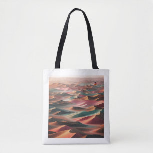 Tote Bag Dérives de tons terreux sur le désert 