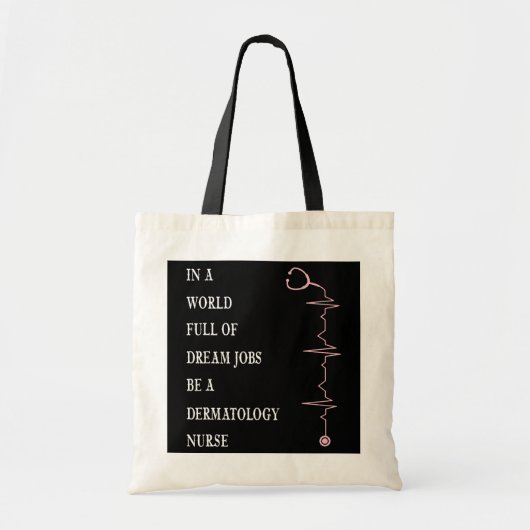 Tote Bag Dermatologie Full World Dreams Emplois Infirmière  (Devant)