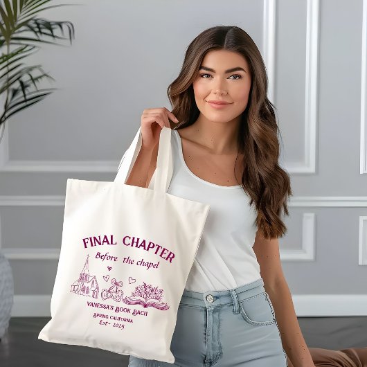 Tote Bag Dernier Chapitre Avant la Chapelle Bachelorette 