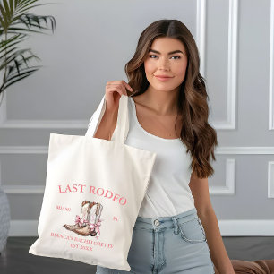 Tote Bag Dernier Rodeo Western Coquette bottes Bachelorette