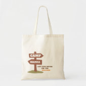 Tote Bag Dernier sentier avant le voile Camping Bachelorett (Devant)