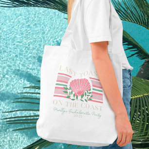 Tote Bag Dernier toast sur la côte - Bachelorette Nautique