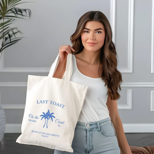 Tote Bag Dernier toast sur la côte Bachelorette Week-end de